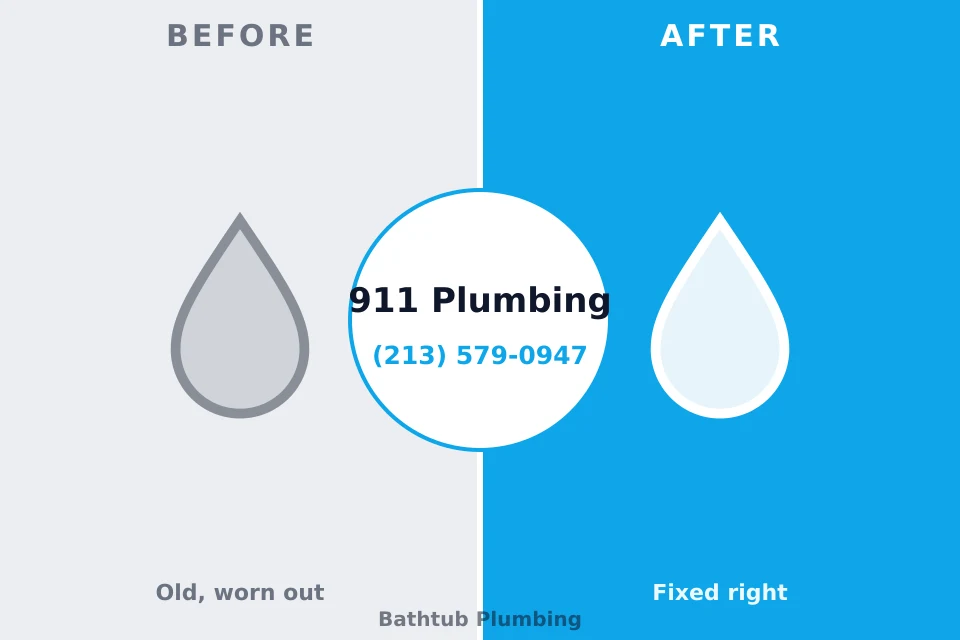 Before and after: plumbing repair Whiteville, NC